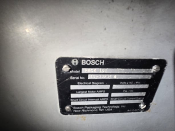 Bosch #Pack-101, horizontal flow wrapper - Image 2