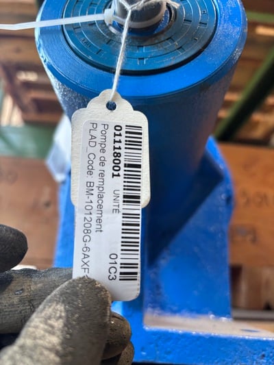 PLAD Equipment #BM-101208G-6ABF1-1, Single Stage Centrifugal Transfer Pump, 1.25" suction x 1" discharge - Image 5
