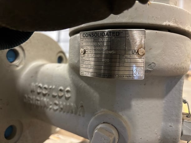 1.5" x 2.5" Consolidated #1910-00G-1-S2-MS-31-RF-LA-HP, Pressure Safety Valve, 232 GPM, 235 psig, 2024 - Image 4