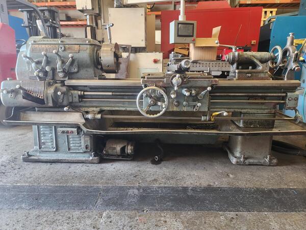 18" x 54" Monarch #16-CW, engine lathe, 1-1/2" bore, 12-1/2" chuck, tailstock, 1942 - Image 1