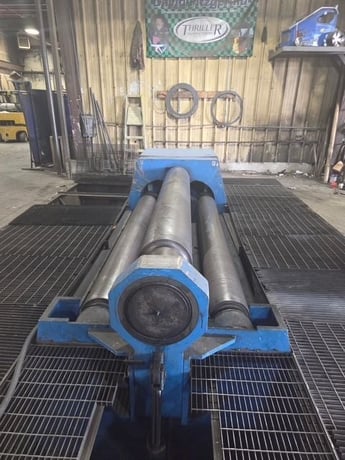 120" x 1" Birlik Durma #HSM-4, Plate Roll, 3/4" pre-bend, 40 HP, 16.5" diameter roll top/bottom, 13" diameter - Image 3
