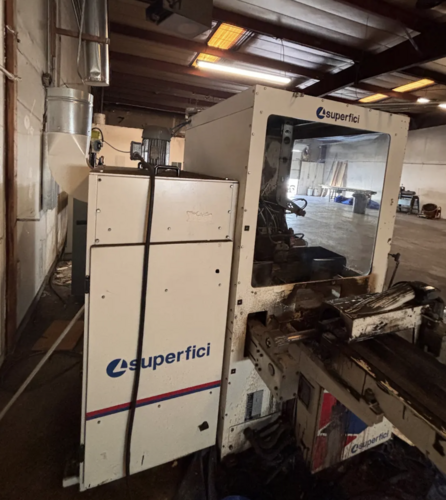 Superfici, Double chamber moulding Sprayer, 6 gun, 80-240 FPM, 16' x1'x3-1/8" max, 2024 - Image 2