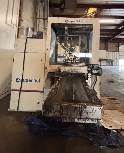 Superfici, Double chamber moulding Sprayer, 6 gun, 80-240 FPM, 16' x1'x3-1/8" max, 2024 - Image 3