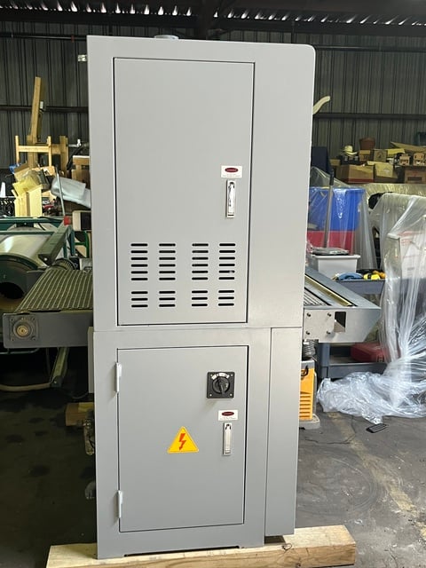 37" Boarke #BKM-37K, Single Head Wide Belt Sander, combo head, 2021 - Image 4