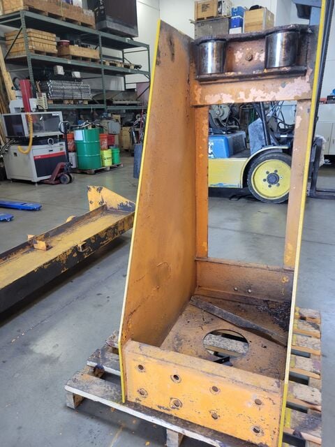 3 Ton, Abell-Howe, jib crane, 20' arm, 16' span, 10' under beam - Image 9