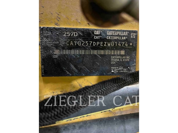 Caterpillar 257D, 3268 hours, S/N: EZW01474, 2015 - Image 6