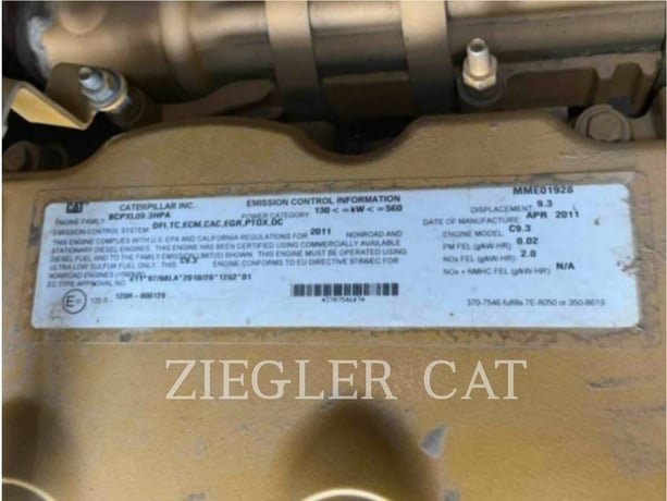 Caterpillar 140M2, Motor Grader, 13664 hours, S/N: M9D00654, 2011 - Image 8