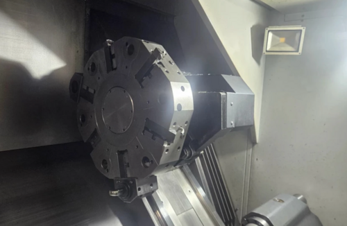 Haas #ST-45L, CNC Lathe, 34.5" swing, 80" machining length, 25.5" turning diameter, 24" chuck, 7" bar, 40 HP - Image 4