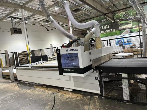 Homag #Centateq-N-300/510, Flat Table Machine w/ATC & Boring, 5' x 10' Table, 122" X, 61" Y, 12.8" Z, 16 HP - Image 1