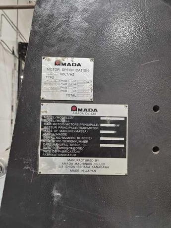 1/4" x 10' Amada #M-3060, Mechanical Power Squaring Shear, 36" back gauge, 60 SPM, 10 HP, 2003 - Image 7
