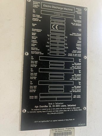 AgieCharmilles #Form-30, CNC Sinker Electrical Discharge Machine, 24" X, 16" Y, 16" Z, 2015 - Image 7