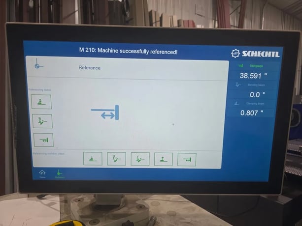 159" Schechtl #Max-400, CNC Folder, 18 gauge capacity, CNC touch control, 2019 - Image 5