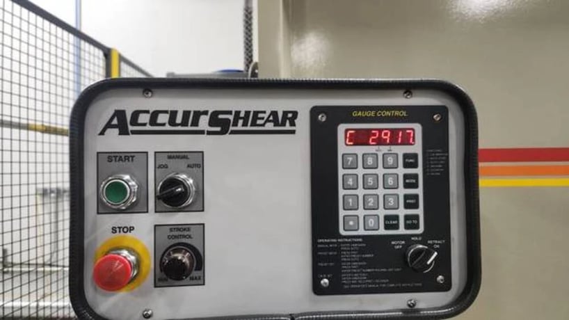 1/2" x 10' Accurshear #650010, Power Squaring Shear, 36" back gauge, 460 V., 2022 - Image 7