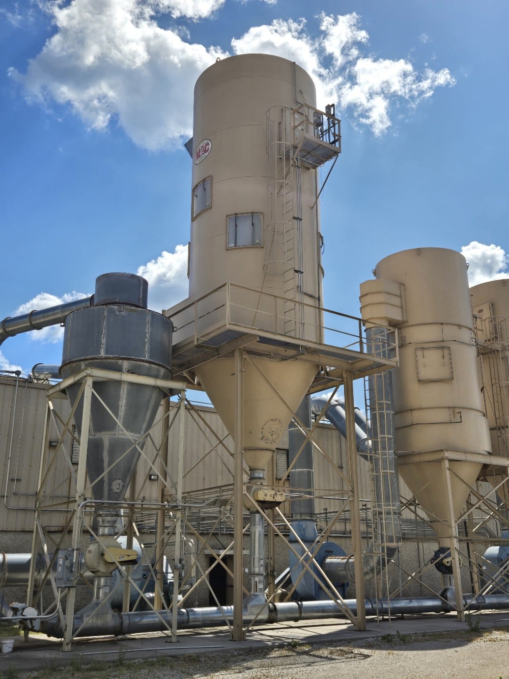 70000 cfm Mac Process #144MPH494, Baghouse Dust Collector, holds (494) 12' L bag filters - Image 1