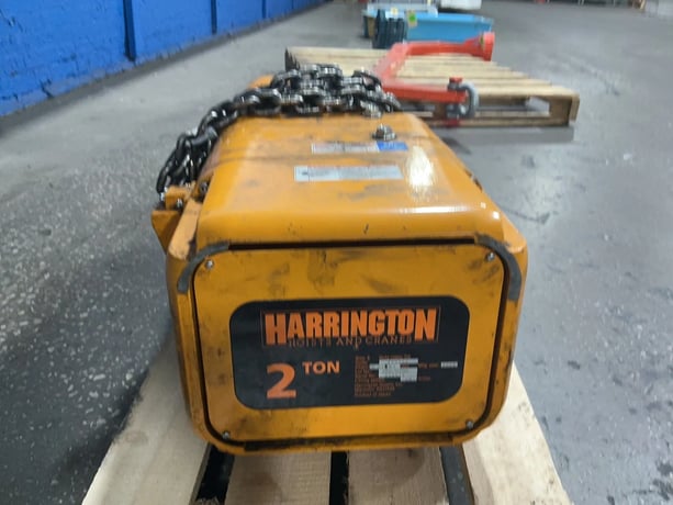 2 Ton, Harrington #ER020S, electric chain hoist, 2022 - Image 3