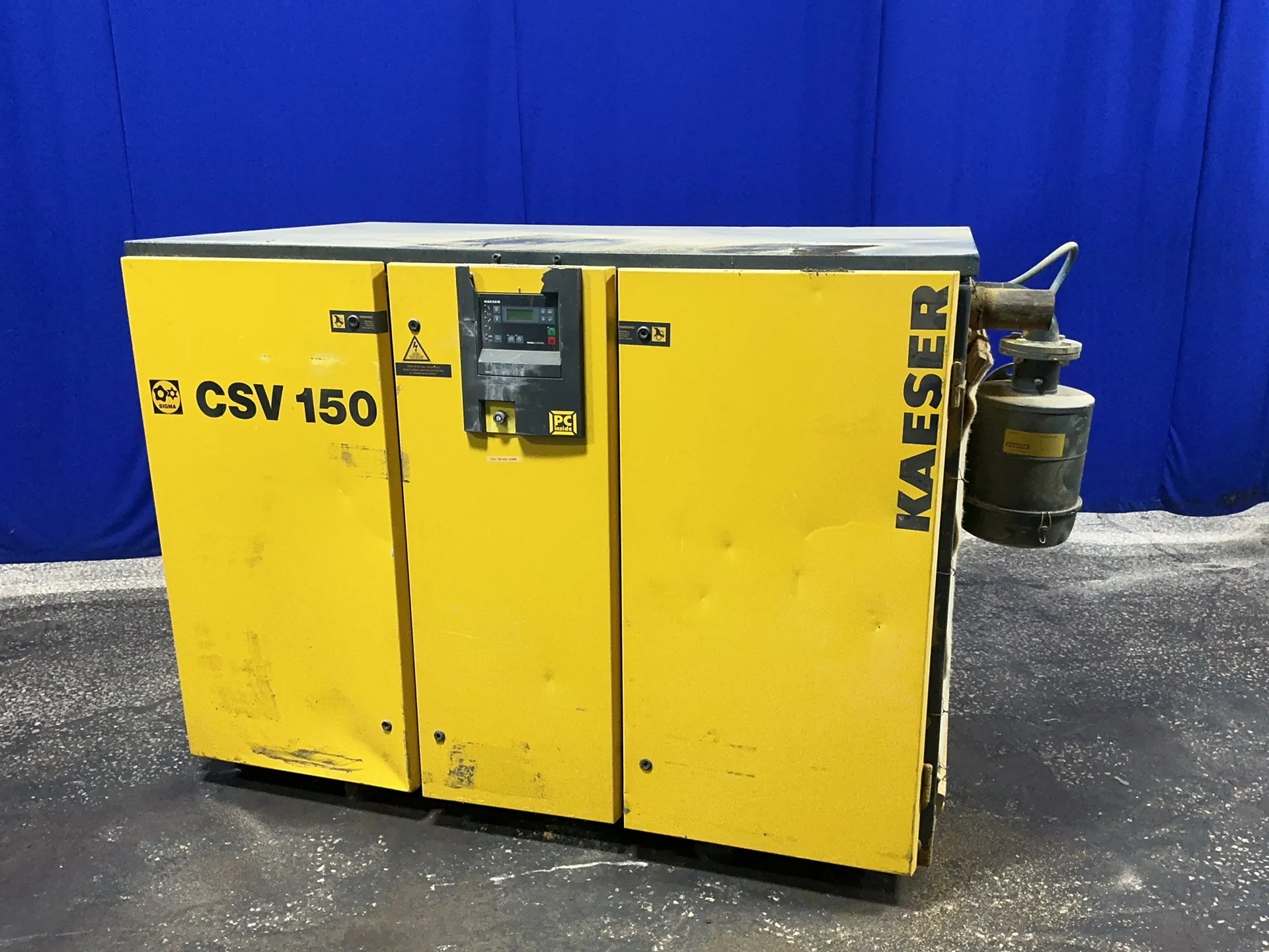 555 acfm, 14 psi, Kaesar #CSV-150, air compressor, 40 HP, 3600 RPM, Sigma Control, 230/460 V., 2003 - Image 3