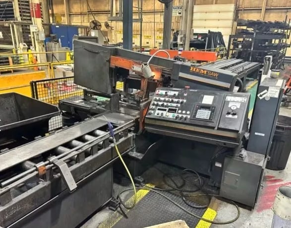 16" HEM #H130HA-C, Automatic Horizontal Band Saw, 10 HP, 440 V., 3-Phase, Hydraulic Clamping, 2014 - Image 2