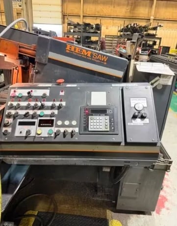 16" HEM #H130HA-C, Automatic Horizontal Band Saw, 10 HP, 440 V., 3-Phase, Hydraulic Clamping, 2014 - Image 4