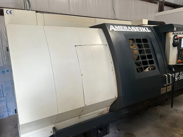Amera Seiki #CNC-S36L, CNC Lathe, 19.6" diameter, 1,200 RPM, 35 HP, 220 V., 3-Phase, 2018 (2 available) - Image 2