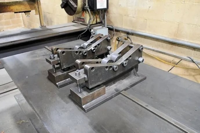 75 Ton, Dake #5-075, Elec-Draulic H-Frame Traveling-Column Hydraulic Straightening Press, 10" Stroke, 2 HP - Image 8