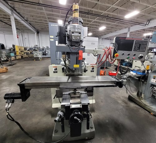 Bridgeport #EZ-Trak-II, CNC Vertical Mill, 2 HP, 4,200 RPM, 11" x 58" Table - Image 1