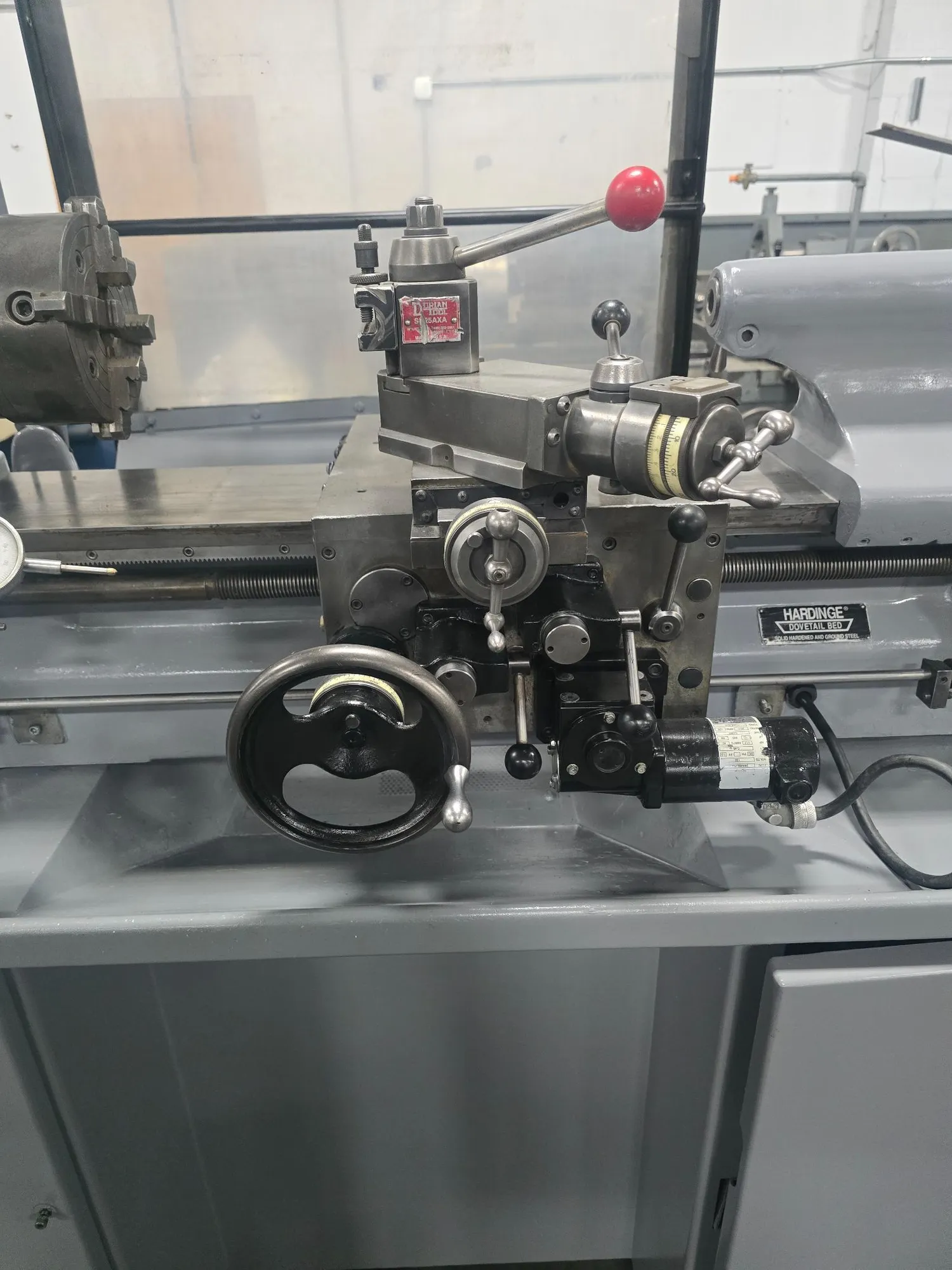 11" x 18" Hardinge #HLV-H-EM, Precision Tool Room Lathe, 5C Collet, 1 HP, 3,000 RPM, 400 V. (2 available) - Image 5