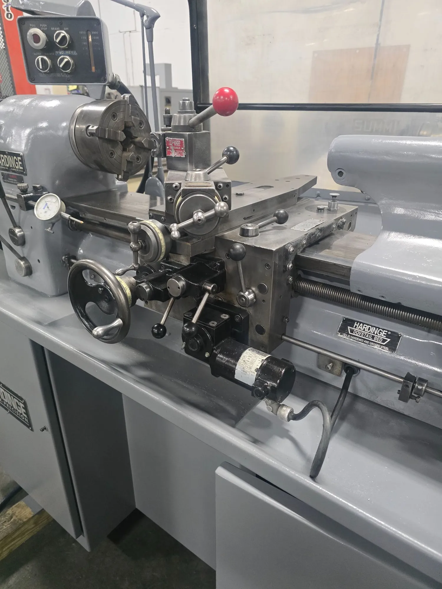 11" x 18" Hardinge #HLV-H-EM, Precision Tool Room Lathe, 5C Collet, 1 HP, 3,000 RPM, 400 V. (2 available) - Image 6