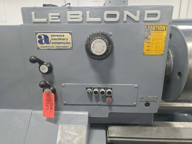 24"/26" x 75" LeBlond #Regal-24, Servo Shift Engine Lathe, 15 HP, 1,700 RPM, 2.125" Bore, 28" Max Swing, 18" - Image 2