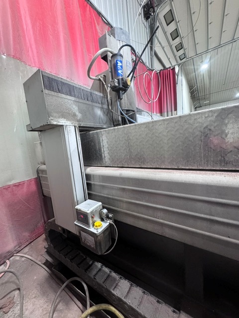 A & V #A & V1206BA, Waterjet, 6' x 12' table, 50 HP, 2016 - Image 4