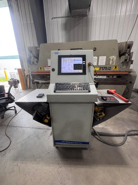 A & V #A & V1206BA, Waterjet, 6' x 12' table, 50 HP, 2016 - Image 6