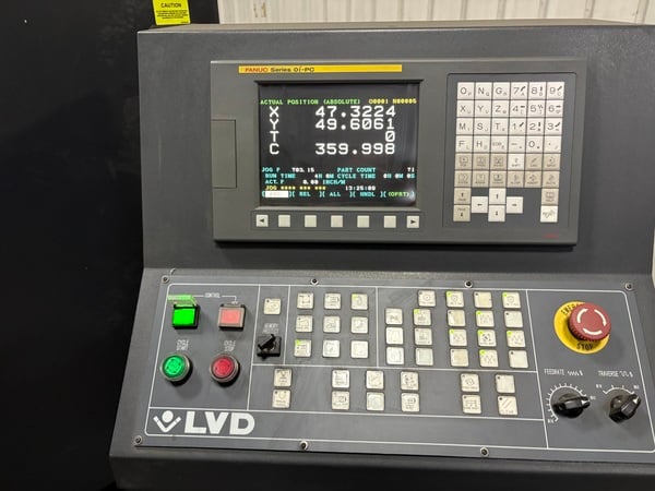 20 Ton LVD Strippit #P-1212, press, 49" x49", 0.25" thick, 2012 - Image 6