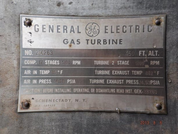 20MW GE #MS5001N, Gas Turbine, Frame 5N, w/ extra gens - Image 7