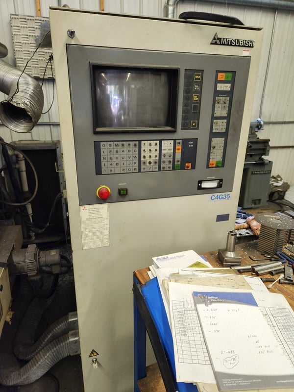 Mitsubishi #M35K, Electrical Discharge Machine, 27.6" x19.7" table, C4 cnc, 3R tooling, 1988 - Image 3