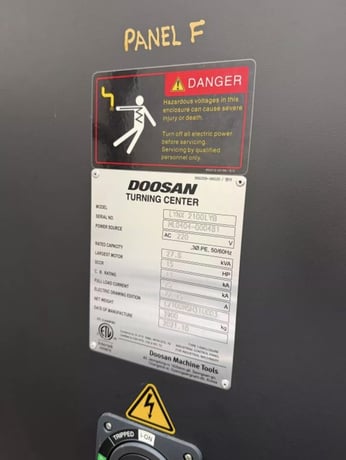 Daewoo Doosan #Lynx-2100LYA, CNC Turning Center, 23.6" swing, 8" chuck, 2.6" bar, 20 HP, 4500 RPM, Fanuc - Image 8
