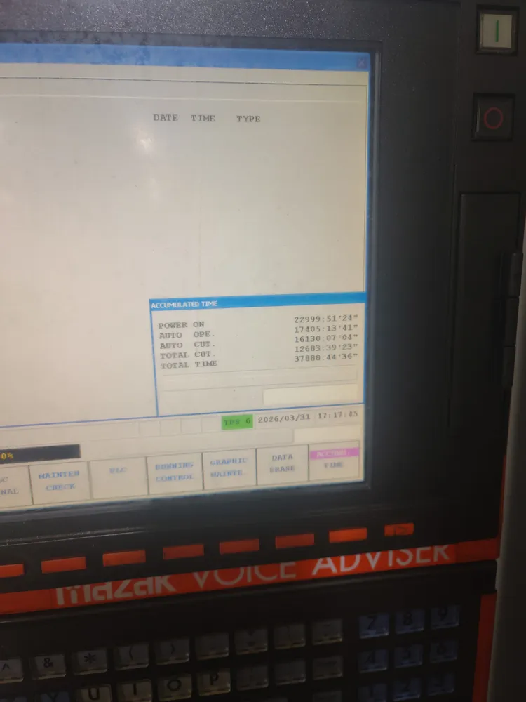 Mazak #HCN5000-II, horizontal machining center, 19.69" pallet, 28.7" X, 28.7" Y, 29.1" Z, 12000 RPM, 120 - Image 7