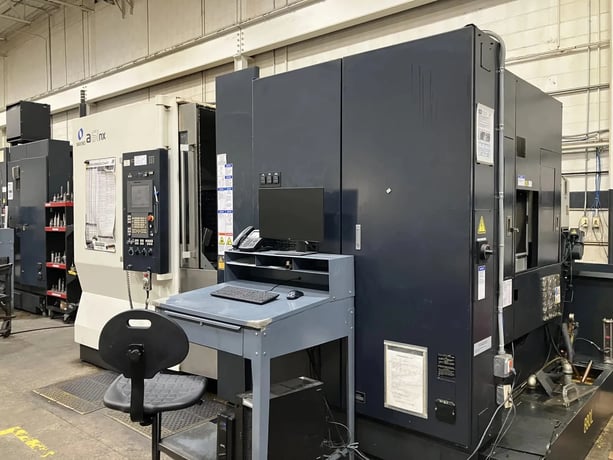 Makino #A61NX, horizontal machining center, 19.7" pallet, 28" X, 25.6" Y, 31.5" Z, 14,000 RPM, 60 automatic - Image 4