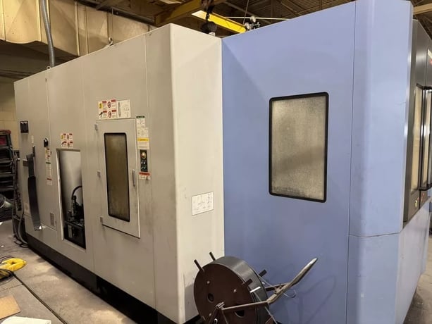 Daewoo Doosan #HP-5100, horizontal machining center, 19.7" pallet, 33.5" X, 27.6" Y, 29.5" Z, 12000 RPM, 60 - Image 2