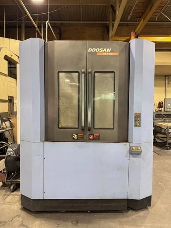 Daewoo Doosan #HP-5100, horizontal machining center, 19.7" pallet, 33.5" X, 27.6" Y, 29.5" Z, 12000 RPM, 60 - Image 3