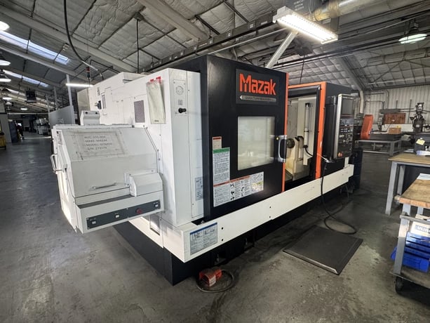 Mazak #Quick-Turn-Nexus-450-II, CNC lathe, 7.3" bar, 18" chuck, 38.5" centers, 22.83" turning diameter, 12 - Image 2
