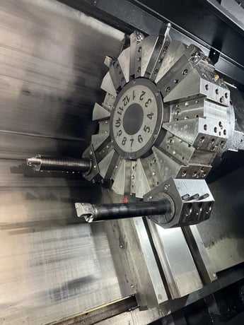 Chevalier #FBL-5030C, CNC lathe, 40.5" swing, 12" bar, 32" chuck, 118" centers, 37" turning diameter, 12 - Image 7