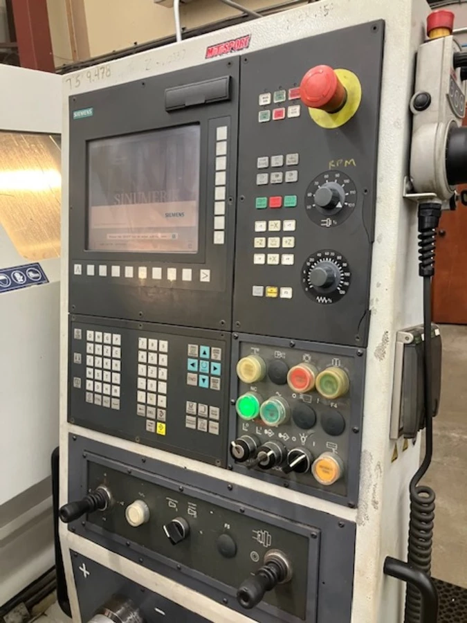 Romi #C-680, CNC lathe, 24" swing, 6.5" spindle hole, 120" centers, 79.7" turning length, 16.9" swing over - Image 10