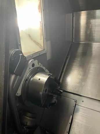 Hyundai #Kia-SKT-21, CNC lathe, 23.6" swing, 3" bar, 8" chuck, 20.1" centers, 15.7" turning diameter, 12 - Image 3