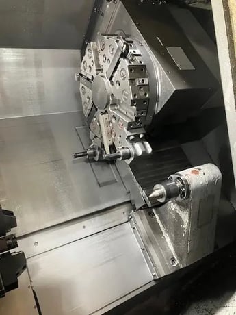 Hyundai #Kia-SKT-21, CNC lathe, 23.6" swing, 3" bar, 8" chuck, 20.1" centers, 15.7" turning diameter, 12 - Image 4