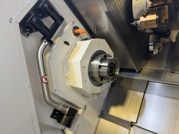 Okuma #LT3000-EX-3T3MY, CNC lathe, 21.6" swing, 3.5" bar, 8" chuck, 34" centers, 16 station turret, live - Image 8