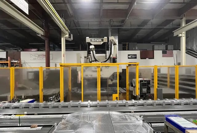 SNK #FSP-120V, vertical machining center, 120" X, 50" Y, 24" Z, 4,000 RPM, 40 automatic tool changer, BT 50 - Image 1