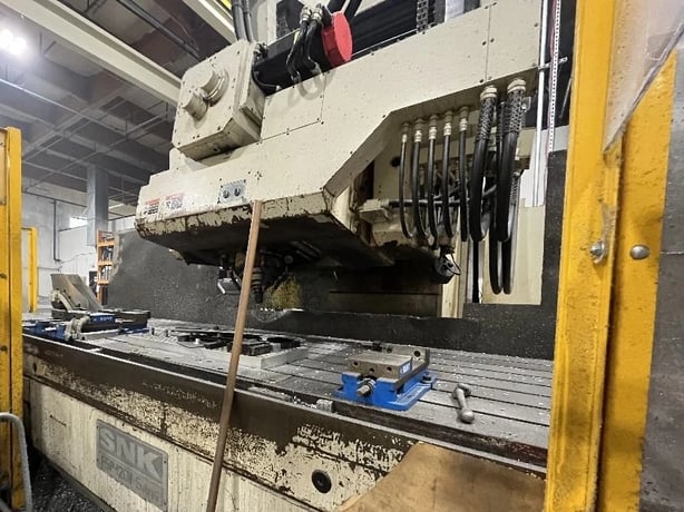 SNK #FSP-120V, vertical machining center, 120" X, 50" Y, 24" Z, 4,000 RPM, 40 automatic tool changer, BT 50 - Image 3