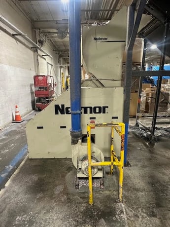 22" x 44" Nelmor #G2244, granulator, tangential feed, 3 rotor knives, 2 bed knives, 100 HP, 3/8" screen, 460 - Image 2