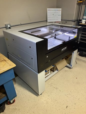 Aeon #Mira-9, 100 watt laser engraver, 35-1/2" x 23-5/8" work area, 5-7/8" Z travel, Ruida DSP control, 1,000 - Image 2