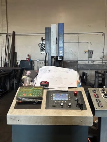 18" x 25" Ocean #Terminator-DCM-18/25, miter band saw, 50-492 FPM, 15 HP, 1.5" x .050" blade, 23" blade - Image 7