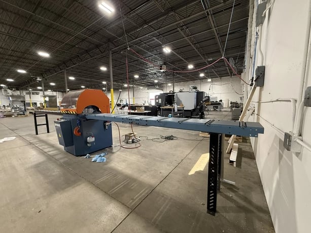 7" Scotchman #SUP-500-NF, cold saw, 19-11/16" blade, 3,000 RPM, 5.5 HP, 11-3/4" x 5" rectangle capacity, 2" - Image 2